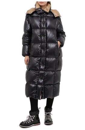 Женский пуховик MONCLER черного цвета по цене 145900 руб., арт. F2-093-1D531-00-C0067 | Фото 2 Женский пуховик MONCLER черного цвета, арт. F2-093-1D531-00-C0067 | Фото 2