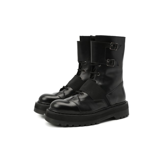 Кожаные ботинки  Premiata M4970/VAR.3, цвет чёрный, размер 41