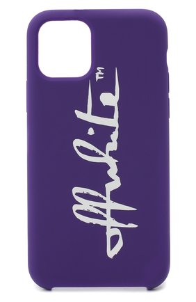 Мужской чехол для iphone 11 pro OFF-WHITE фиолетового цвета по цене 6460 руб., арт. 0WPA012E20PLA0033501 | Фото 1 Мужской чехол для iphone 11 pro OFF-WHITE фиолетового цвета, арт. 0WPA012E20PLA0033501 | Фото 1