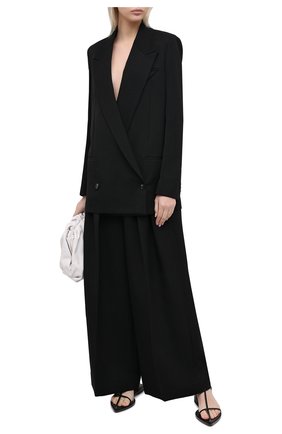 Женский шерстяной жакет BOTTEGA VENETA черного цвета по цене 208000 руб., арт. 628718/VKIS0 | Фото 2 Женский шерстяной жакет BOTTEGA VENETA черного цвета, арт. 628718/VKIS0 | Фото 2
