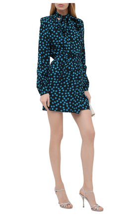Женские текстильные босоножки keira DOLCE & GABBANA серебряного цвета по цене 89950 руб., арт. CR0704/AV706 | Фото 2 Женские текстильные босоножки keira DOLCE & GABBANA серебряного цвета, арт. CR0704/AV706 | Фото 2