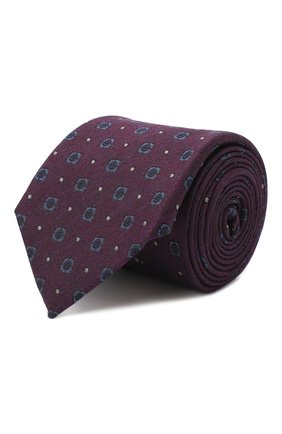 Мужской галстук из шелка и шерсти ERMENEGILDO ZEGNA фиолетового цвета по цене 15200 руб., арт. Z8E30/18H | Фото 1 Мужской галстук из шелка и шерсти ERMENEGILDO ZEGNA фиолетового цвета, арт. Z8E30/18H | Фото 1