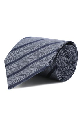 Мужской шелковый галстук ERMENEGILDO ZEGNA голубого цвета по цене 15200 руб., арт. Z8D34/1XW | Фото 1 Мужской шелковый галстук ERMENEGILDO ZEGNA голубого цвета, арт. Z8D34/1XW | Фото 1