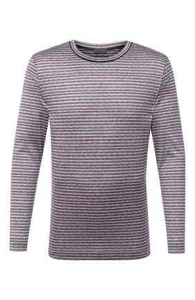 Мужские лонгслив из шелка и хлопка ZIMMERLI серого цвета по цене 19500 руб., арт. 1349-21063 | Фото 1 Мужские лонгслив из шелка и хлопка ZIMMERLI серого цвета, арт. 1349-21063 | Фото 1