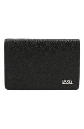 Мужской кожаный футляр для кредитных карт BOSS черного цвета по цене 12000 руб., арт. 50437551 | Фото 1 Мужской кожаный футляр для кредитных карт BOSS черного цвета, арт. 50437551 | Фото 1