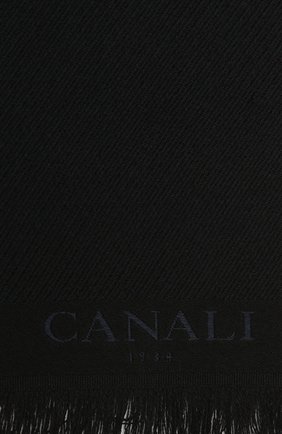 Мужской шерстяной шарф CANALI темно-синего цвета по цене 13050 руб., арт. 06/TF00168 | Фото 2 Мужской шерстяной шарф CANALI темно-синего цвета, арт. 06/TF00168 | Фото 2