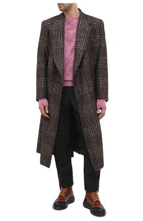 Мужские кожаные ботинки BURBERRY коричневого цвета по цене 78300 руб., арт. 8031085 | Фото 2 Мужские кожаные ботинки BURBERRY коричневого цвета, арт. 8031085 | Фото 2