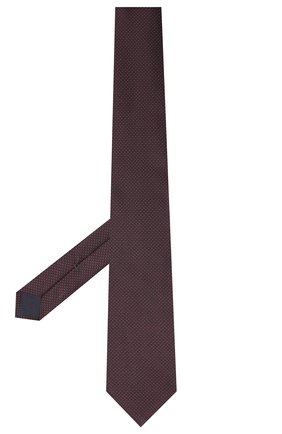 Мужской галстук из хлопка и шелка VAN LAACK фиолетового цвета, арт. LUIS-EL/K04108 | Фото 2 (Материал: Текстиль, Хлопок, Шелк; Принт: С принтом)