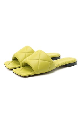 Женские кожаные шлепанцы bv rubber lido BOTTEGA VENETA желтого цвета по цене 51350 руб., арт. 639940/VBP30 | Фото 1 Женские кожаные шлепанцы bv rubber lido BOTTEGA VENETA желтого цвета, арт. 639940/VBP30 | Фото 1