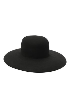 Женская шерстяная шляпа GIORGIO ARMANI черного цвета по цене 39700 руб., арт. 797333/0A520 | Фото 1 Женская шерстяная шляпа GIORGIO ARMANI черного цвета, арт. 797333/0A520 | Фото 1