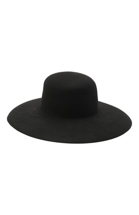 Женская шерстяная шляпа GIORGIO ARMANI черного цвета по цене 39700 руб., арт. 797333/0A520 | Фото 2 Женская шерстяная шляпа GIORGIO ARMANI черного цвета, арт. 797333/0A520 | Фото 2