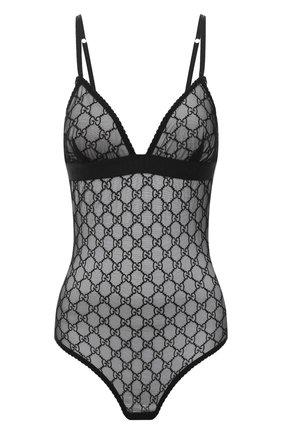 Женское боди GUCCI черного цвета по цене 65100 руб., арт. 599604/XUAAW | Фото 1 Женское боди GUCCI черного цвета, арт. 599604/XUAAW | Фото 1