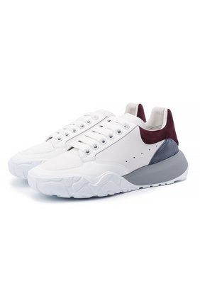 Женские кожаные кроссовки court trainer ALEXANDER MCQUEEN разноцветного цвета по цене 36400 руб., арт. 633914/WHZ93 | Фото 1 Женские кожаные кроссовки court trainer ALEXANDER MCQUEEN разноцветного цвета, арт. 633914/WHZ93 | Фото 1
