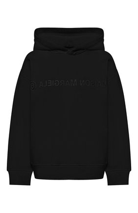 Женский хлопковое худи MM6 черного цвета по цене 38300 руб., арт. S52GU0123/S25337 | Фото 1 Женский хлопковое худи MM6 черного цвета, арт. S52GU0123/S25337 | Фото 1
