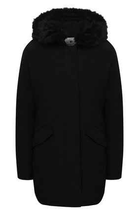 Женская пуховая парка WOOLRICH черного цвета по цене 68450 руб., арт. CFWW0U0374FR/UT0001 | Фото 1 Женская пуховая парка WOOLRICH черного цвета, арт. CFWW0U0374FR/UT0001 | Фото 1