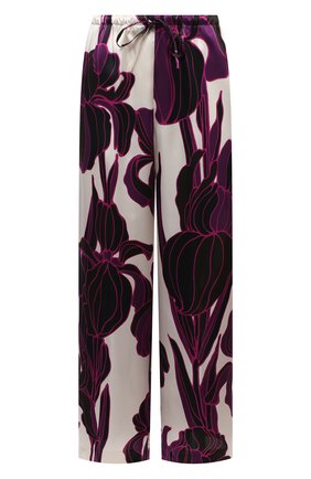 Женские шелковые брюки DRIES VAN NOTEN фуксия цвета по цене 62650 руб., арт. 202-10984-1135 | Фото 1 Женские шелковые брюки DRIES VAN NOTEN фуксия цвета, арт. 202-10984-1135 | Фото 1