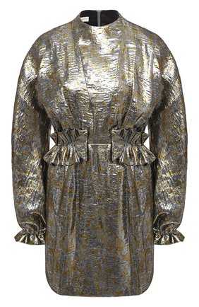 Женское платье DRIES VAN NOTEN серебряного цвета по цене 131000 руб., арт. 202-11001-1347 | Фото 1 Женское платье DRIES VAN NOTEN серебряного цвета, арт. 202-11001-1347 | Фото 1