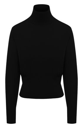 Женская шерстяная водолазка DRIES VAN NOTEN черного цвета по цене 42600 руб., арт. 202-11290-1700 | Фото 1 Женская шерстяная водолазка DRIES VAN NOTEN черного цвета, арт. 202-11290-1700 | Фото 1