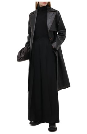 Женская шерстяная водолазка DRIES VAN NOTEN черного цвета по цене 42600 руб., арт. 202-11290-1700 | Фото 2 Женская шерстяная водолазка DRIES VAN NOTEN черного цвета, арт. 202-11290-1700 | Фото 2