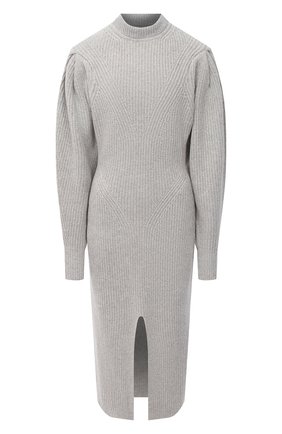 Женское платье из кашемира и шерсти ISABEL MARANT светло-серого цвета по цене 120500 руб., арт. R01846-20H003I/PERRINE | Фото 1 Женское платье из кашемира и шерсти ISABEL MARANT светло-серого цвета, арт. R01846-20H003I/PERRINE | Фото 1