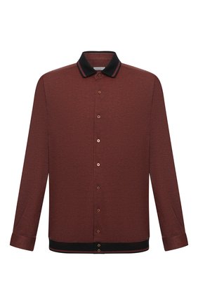 Мужская хлопковая рубашка ZILLI коричневого цвета по цене 83950 руб., арт. MFU-01801-64036/0001/45-49 | Фото 1 Мужская хлопковая рубашка ZILLI коричневого цвета, арт. MFU-01801-64036/0001/45-49 | Фото 1