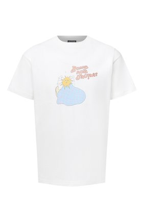 Мужская хлопковая футболка JACQUEMUS белого цвета по цене 10850 руб., арт. 206JS17/218403 | Фото 1 Мужская хлопковая футболка JACQUEMUS белого цвета, арт. 206JS17/218403 | Фото 1