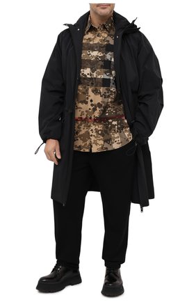 Мужская хлопковая рубашка BURBERRY бежевого цвета по цене 36900 руб., арт. 8029830 | Фото 2 Мужская хлопковая рубашка BURBERRY бежевого цвета, арт. 8029830 | Фото 2