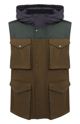 Мужской пуховый жилет 1 moncler jw anderson MONCLER GENIUS хаки цвета по цене 95700 руб., арт. F2-09E-1C510-00-V0134 | Фото 1 Мужской пуховый жилет 1 moncler jw anderson MONCLER GENIUS хаки цвета, арт. F2-09E-1C510-00-V0134 | Фото 1