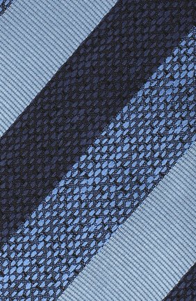 Мужской шелковый галстук ERMENEGILDO ZEGNA голубого цвета по цене 15200 руб., арт. Z8E45/1UM | Фото 3 Мужской шелковый галстук ERMENEGILDO ZEGNA голубого цвета, арт. Z8E45/1UM | Фото 3
