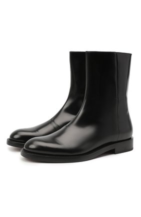 Мужские кожаные сапоги VETEMENTS черного цвета по цене 119000 руб., арт. MAH21B0235 2455 | Фото 1 Мужские кожаные сапоги VETEMENTS черного цвета, арт. MAH21B0235 2455 | Фото 1