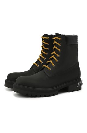 Мужские кожаные ботинки VETEMENTS черного цвета по цене 107000 руб., арт. UAH21B0240 2453/M | Фото 1 Мужские кожаные ботинки VETEMENTS черного цвета, арт. UAH21B0240 2453/M | Фото 1