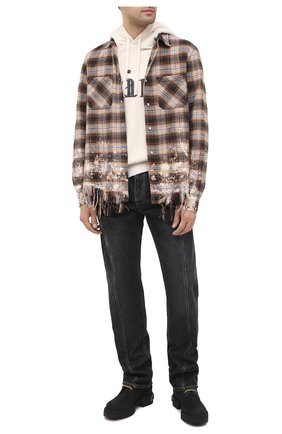 Мужские кожаные ботинки VETEMENTS черного цвета по цене 107000 руб., арт. UAH21B0240 2453/M | Фото 2 Мужские кожаные ботинки VETEMENTS черного цвета, арт. UAH21B0240 2453/M | Фото 2