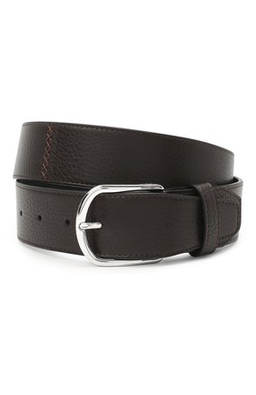 Мужской кожаный ремень BRIONI темно-коричневого цвета по цене 46200 руб., арт. 0BAT0L/09719 | Фото 1 Мужской кожаный ремень BRIONI темно-коричневого цвета, арт. 0BAT0L/09719 | Фото 1