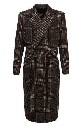 Мужской шерстяное пальто DOLCE & GABBANA коричневого цвета по цене 298000 руб., арт. G024HT/FQMHZ | Фото 1 Мужской шерстяное пальто DOLCE & GABBANA коричневого цвета, арт. G024HT/FQMHZ | Фото 1