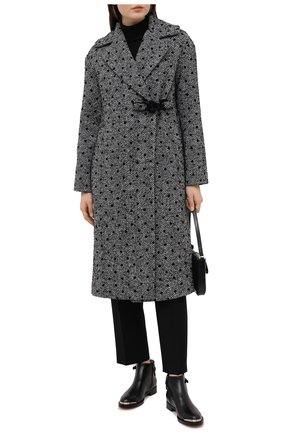Женские кожаные ботинки GIORGIO ARMANI черного цвета по цене 73150 руб., арт. X1M359/XC976 | Фото 2 Женские кожаные ботинки GIORGIO ARMANI черного цвета, арт. X1M359/XC976 | Фото 2