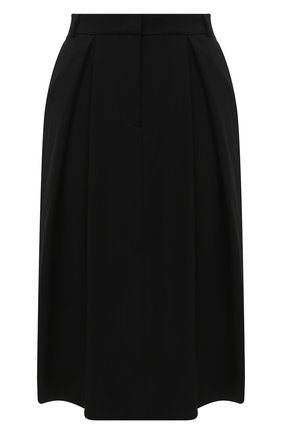 Женская шерстяная юбка GIORGIO ARMANI черного цвета по цене 66950 руб., арт. 0WHNN043/T01QW | Фото 1 Женская шерстяная юбка GIORGIO ARMANI черного цвета, арт. 0WHNN043/T01QW | Фото 1