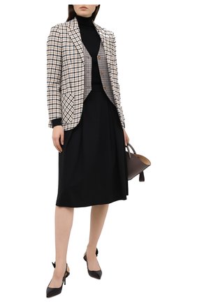 Женская шерстяная юбка GIORGIO ARMANI черного цвета по цене 66950 руб., арт. 0WHNN043/T01QW | Фото 2 Женская шерстяная юбка GIORGIO ARMANI черного цвета, арт. 0WHNN043/T01QW | Фото 2
