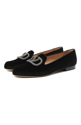 Женские текстильные лоферы vlogo VALENTINO черного цвета по цене 88300 руб., арт. UW2S0AD0/TTS | Фото 1 Женские текстильные лоферы vlogo VALENTINO черного цвета, арт. UW2S0AD0/TTS | Фото 1