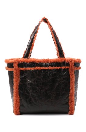 Женский сумка-шопер DRIES VAN NOTEN коричневого цвета по цене 123500 руб., арт. 202-11524-309 | Фото 1 Женский сумка-шопер DRIES VAN NOTEN коричневого цвета, арт. 202-11524-309 | Фото 1