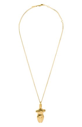 Женская кулон на цепочке feminities CHLOÉ золотого цвета по цене 29950 руб., арт. CHC18UF018CB7 | Фото 1 Женская кулон на цепочке feminities CHLOÉ золотого цвета, арт. CHC18UF018CB7 | Фото 1 (Материал: Металл)