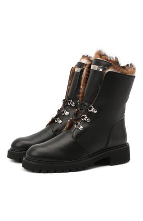 Женские кожаные ботинки GIUSEPPE ZANOTTI DESIGN черного цвета по цене 94650 руб., арт. I070009/004 | Фото 1 Женские кожаные ботинки GIUSEPPE ZANOTTI DESIGN черного цвета, арт. I070009/004 | Фото 1
