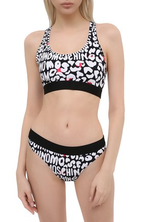 Женские трусы-слипы MOSCHINO UNDERWEAR WOMAN черного цвета по цене 6920 руб., арт. A4722/9004 | Фото 2 Женские трусы-слипы MOSCHINO UNDERWEAR WOMAN черного цвета, арт. A4722/9004 | Фото 2