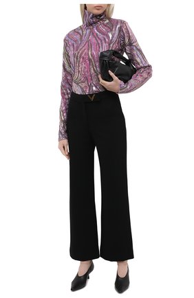 Женская водолазка с пайетками DRIES VAN NOTEN розового цвета по цене 63350 руб., арт. 202-11135-1316 | Фото 2 Женская водолазка с пайетками DRIES VAN NOTEN розового цвета, арт. 202-11135-1316 | Фото 2