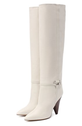 Женские кожаные сапоги lazu ISABEL MARANT белого цвета по цене 106000 руб., арт. LAZU/BT0158-20H001S | Фото 1 Женские кожаные сапоги lazu ISABEL MARANT белого цвета, арт. LAZU/BT0158-20H001S | Фото 1