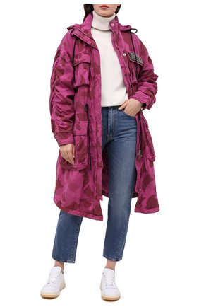 Женская хлопковая парка ICEBERG фуксия цвета по цене 94550 руб., арт. 20I I2P0/0061/0238 | Фото 2 Женская хлопковая парка ICEBERG фуксия цвета, арт. 20I I2P0/0061/0238 | Фото 2