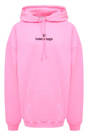 Женский хлопковое худи BALENCIAGA розового цвета по цене 63350 руб., арт. 578135/TJVE1 | Фото 1 Женский хлопковое худи BALENCIAGA розового цвета, арт. 578135/TJVE1 | Фото 1