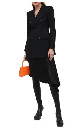 Женский шерстяной жакет BALENCIAGA черного цвета по цене 193500 руб., арт. 571279/TYI20 | Фото 2 Женский шерстяной жакет BALENCIAGA черного цвета, арт. 571279/TYI20 | Фото 2