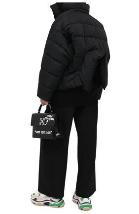 Женский пуховик BALENCIAGA черного цвета по цене 223500 руб., арт. 626542/TYD33 | Фото 2 Женский пуховик BALENCIAGA черного цвета, арт. 626542/TYD33 | Фото 2