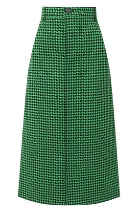Женская шерстяная юбка BALENCIAGA зеленого цвета по цене 85200 руб., арт. 626564/TIU12 | Фото 1 Женская шерстяная юбка BALENCIAGA зеленого цвета, арт. 626564/TIU12 | Фото 1