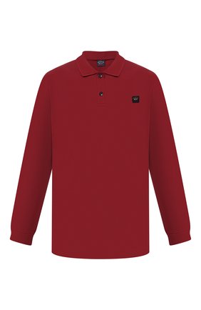 Мужское хлопковое поло PAUL&SHARK бордового цвета по цене 21600 руб., арт. C0P1001/C00/3XL-6XL | Фото 1 Мужское хлопковое поло PAUL&SHARK бордового цвета, арт. C0P1001/C00/3XL-6XL | Фото 1 (Материал внешний: Хлопок; Рукава: Длинные; Стили: Кэжуэл; Длина (для топов): Удлиненные; Застежка: Пуговицы)